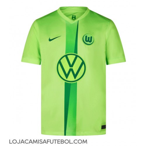 Camisa de Futebol Wolfsburg Equipamento Principal 2024-25 Manga Curta